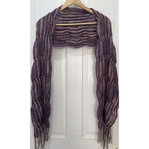 Multicolor Fringe Long Women’s Fashion Scarf